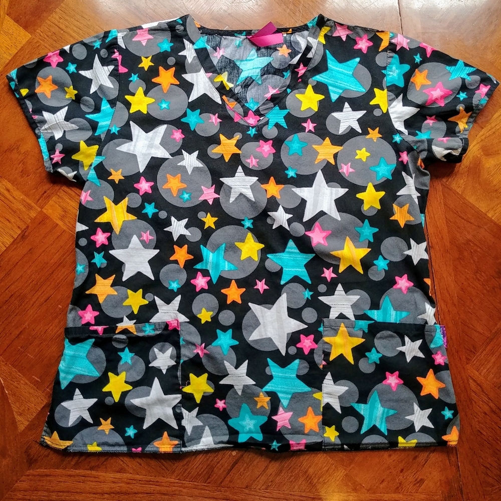 Scrub Works brand XL scrub top